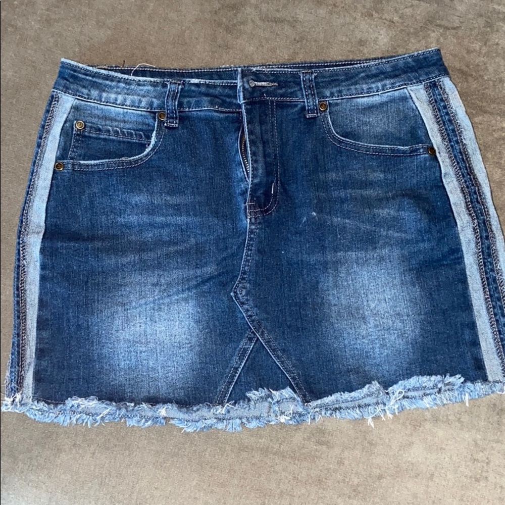 Good jeans denim skirt